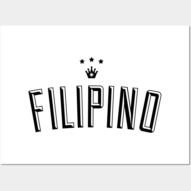 Filipino King Crown by AiReal Apparel Wall Art by airealapparel